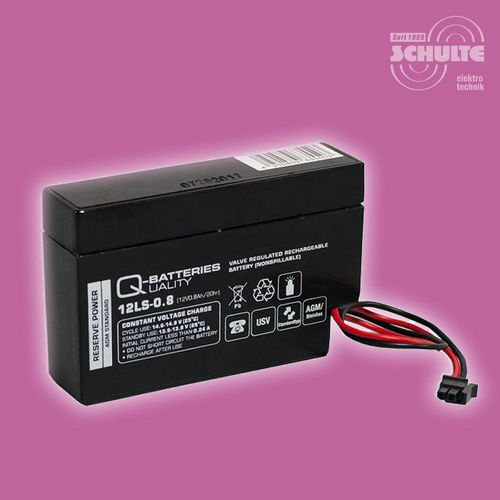 Q-Batteries 12LS-0,8 Heim & Haus | 12V 0,8Ah