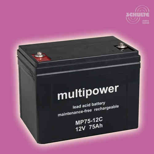 Multipower MP75-12C | 12V 75Ah