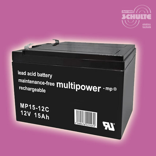 Multipower MP15-12C | 12V 15Ah