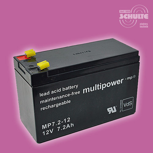 Multipower MP7,2-12 (VdS) | 12V 7,2Ah