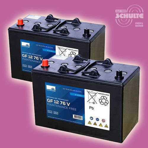Batterie-Satz 24V 76Ah (C5) Blei Gel für Columbus Reinigungsautomat