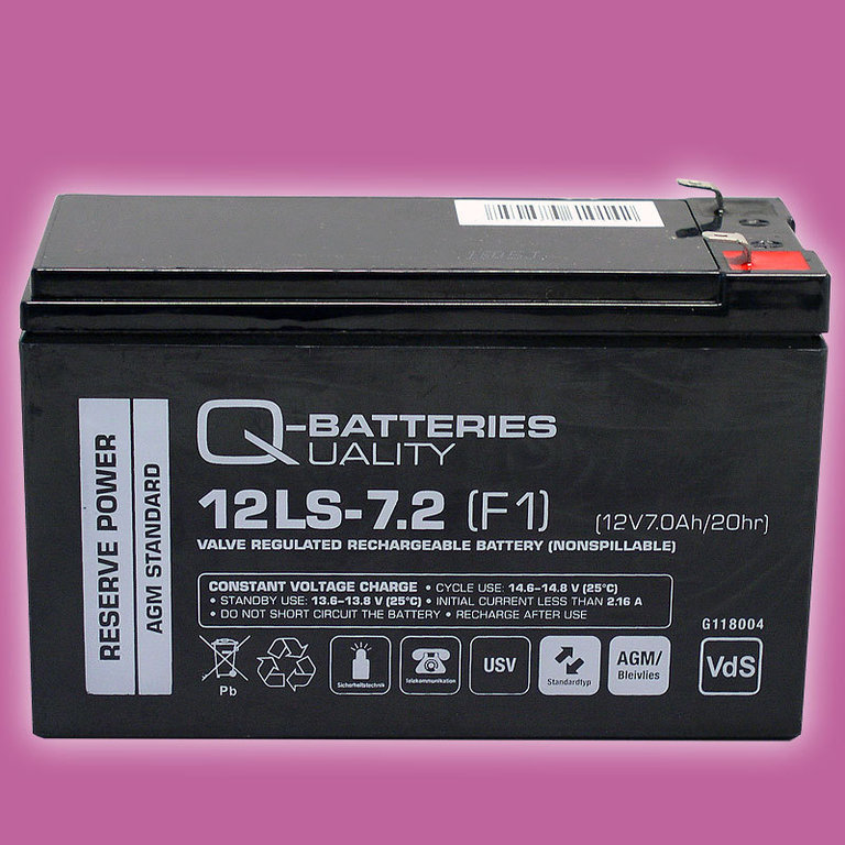 Batterie 12V 7,2Ah für Elektro-Kinderfahrzeug 12V