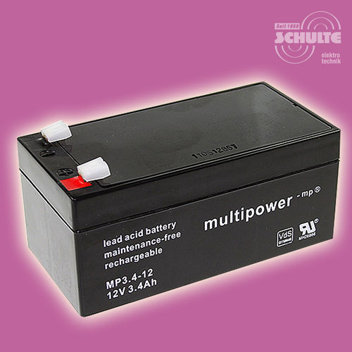 Multipower MP3,4-12 VdS | 12V 3,4Ah