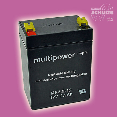 Multipower MP2,9-12 | 12V 2,9Ah